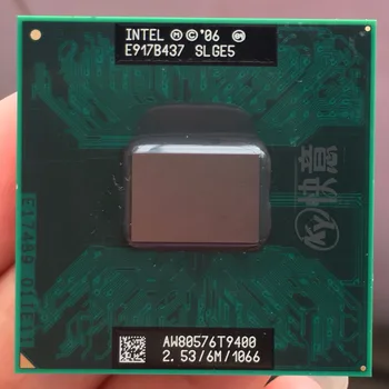 Intel Core 2 Duo T9400 ПРОЦЕСОР на лаптоп процесор PGA 478 cpu работи правилно