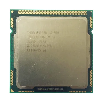 Intel core i3 550 CPU socket LGA1156 /3.2 GHz /4MB L3 /двуядрен процесор TDP -73W /have a 1156 x3440 x3450 x3470 sale
