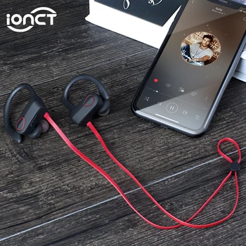 IONCT IPX7 водоустойчив 5.0 Bluetooth слушалки намаляване на шума, HiFi стерео безжични слушалки слушалки спортни слушалки за телефон