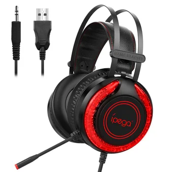Ipega 3,5 мм кабел слот за слушалки Surround Audio музикални слушалки с шумоподавляющим микрофон за PS5 PS4 NS Xbox Series X/S