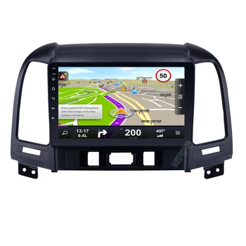 IPS Android 10 2G+32G DSP Car Radio Multimedia Video Player, за да Hyundai Santa Fe 2 2006-2012 GPS Навигация 2 no din dvd
