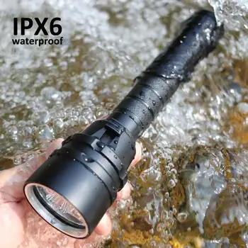 IPX6 водоустойчив професионален мощен супер ярък led фенерче за гмуркане Diver Light LED подводно Факел лампа Lanterna