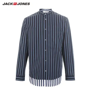 JackJones мъжки ежедневни големи шарени стил риза с дълги ръкави 219105518