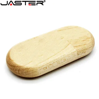 JASTER usb 2.0 flash drive wooden creative gift pendrive 4GB 8GB 16GB pen drive 32G 64GB u disk memory stick
