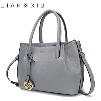 JIANXIU брандираната чанта от естествена кожа Bolsa Feminina луксозни чанти, дамски чанти дизайнерска чанта през рамо 2019 нова чантата си голяма чанта