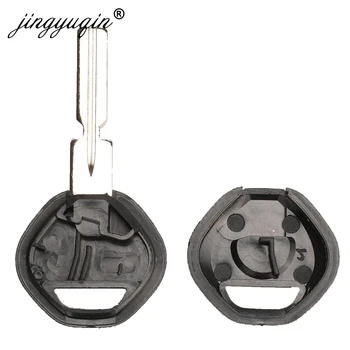 Jingyuqin 10 бр. авто транспондер чип ключ за носене на ключодържател за BMW 3 5 6 series X3 X5 и Z4 Z8 fit E36 E34 E38 E39 HU58 подмяна на остриета