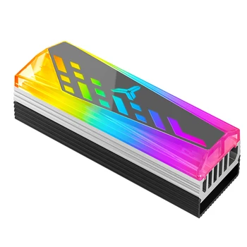 JONSBO M. 2 2280 SSD радиатор адрес ARGB RGB радиатор с топлинна колодками за твърдотелно устройство NGFF M2
