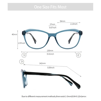 KANSEPT Acetate 2019 Fashion Прозрачни рамки за очила Clear Blue Square Рецепта spectaclear Frame For Women#LS8046