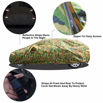Kayme водоустойчив камуфлаж автомобил сеат открит слънцезащитен калъф за Hyundai solaris i30, ix35 tucson Santa Fe accent creta