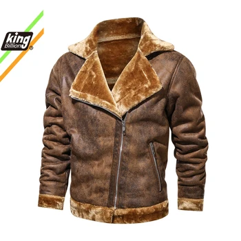 KB 2020 Нова висококачествена яке за мъже градинска ветровка палто мъжки кожени облекла дебело яке руното мъжки ежедневни яке ПУ