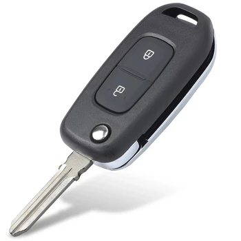 KEYECU FSK 433MHz PCF7961M 4A Flip Chip Remote Key 2 Button Fob за Renault Dacia Logan 2 Logan II 2018 2019 2020