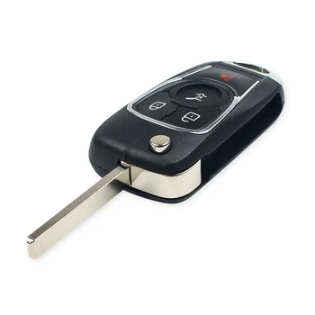 KEYYOU 10x промяна флип сгъваем ключ за кола Shell за Chevrolet Cruze Epica Lova Camaro Impala 2/3/4/5 бутони на дистанционното на ключа