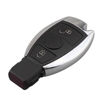 KEYYOU дистанционно управление за кола ключодържател калъф 2 Бутон 433MHz за Mercedes BENZ 2000+ с НЕК & BGA Shell Key