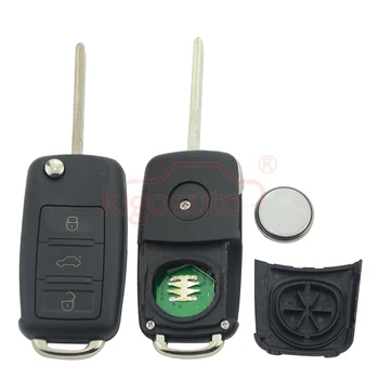 Kigoauto за VW Touareg дистанционно ключ с 3 бутона 433.9 MHZ ASK/FSK HITAG-2 ID46 PCF7946 HU66 3D0 959 753 AA 3D0 959 753 AM