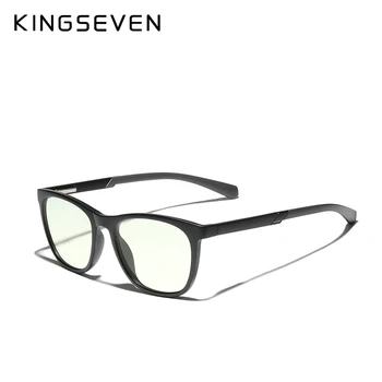 KINGSEVEN TR90 компютърни очила рамка на жените и мъжете на 45% от анти-синя светлина кръгли очила блокер очила, оптични очила очила