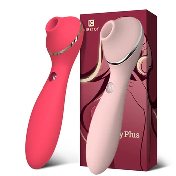 KISS TOY Polly Sucking Vibrator Clitoris Sucker Heatable Nipple Sucker G Spot Vibrator Clitoris Stimulator Adult Sex Toys Woman