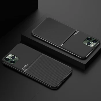 KISSCASE вграден магнитен калъф за iPhone 11 Pro Max ултра-мек калъф за телефон iPhone XS MAX XR X 8 7 6 6s Plus Case