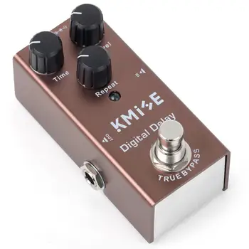 Kmise Guitar Effects Pedal Digital Delay Mini Single True Bypass DC 9V