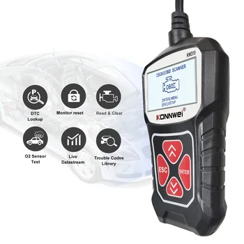 KONNWEI KW309 OBD2 Scanner OBD Universal Auto Diagnostic Tool Check Engine Code Reader авто средство за диагностика на Toyota и т.н.