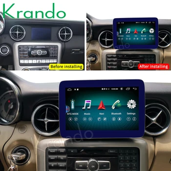 Krando Android 10 9-инчов 8-ядрен 4+64G авто радионавигационный мултимедиен плеър за Mercedes Benz SLK 2011-с WIFI GPS Car