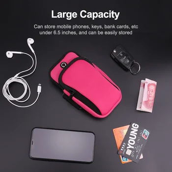 KUULAA 2019 бягащи чанти на Мъже, Жени сензорен екран мобилен телефон оръжие пакет спортни съоръжения джогинг чанта за аксесоари