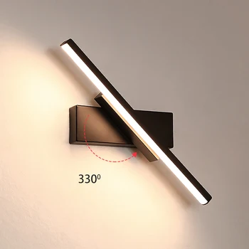 L300mm 7W модерни led регулируеми стенни лампи за спалня хол коридор начало 110-240 v нощни аплици стенни осветителни тела