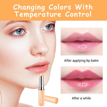 LANBENA Hyaluronic Acid Хамелеон Lipstick Lip Plumper подхранва овлажняващ подхранващ намалява фините линии за грижа за устните грим