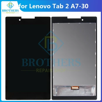 LCD дисплей за Lenovo Tab 2 A7-30 с LCD дисплей в събирането на LCD екран MT8382M MT8127 Tablet PC сензорен екран дигитайзер Пълна колекция от изпробван