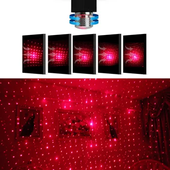 LED Car Roof Star Night USB Light Projector Atmosphere Galaxy Lamp For Alfa Romeo Geely Atlas Emgrand Haval H6