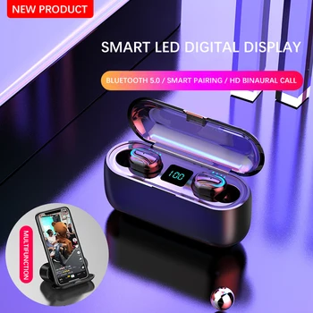 Led дисплей Bluetooth слушалки Безжични слушалки TWS стерео слушалки водоустойчив шумоподавляющая слушалки с MicBluetooth 5.0
