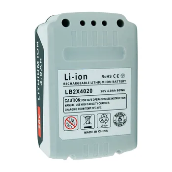 LERRONX 20V 4000mAh литиева смяна на акумулаторна батерия за Black Decker Li ion Power Tools LB2X4020 LB20 LBX20 LBXR20
