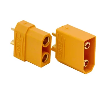 LHI XT90 Battery Connector Set for RC Lipo Батерия Motor 10 чифта жълти 10 штекерных конектори + 10 штекерных конектори