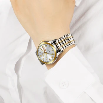 LIGE 2020 нови златни часовници дамски часовници дамски творчески стомана, дамски часовник гривна дамски водоустойчив часовник Relogio Feminino