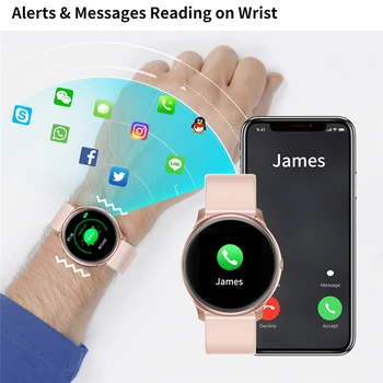 LIGE нов цветен екран на смарт часовник на жените и мъжете многофункционален упражнения сърдечната честота, кръвното налягане, съня водоустойчив IP67 smartwatch