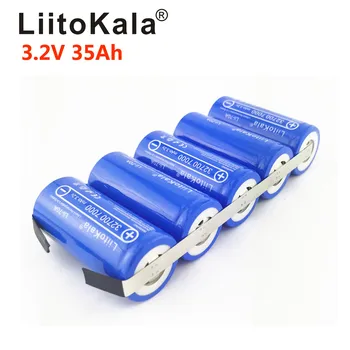 LiitoKala 3.2 v 14ah 21ah 28ah 35ah Lifepo4 батерии висока заустване 90A батерия за електрически мотор акумулаторна батерия направи си Сам