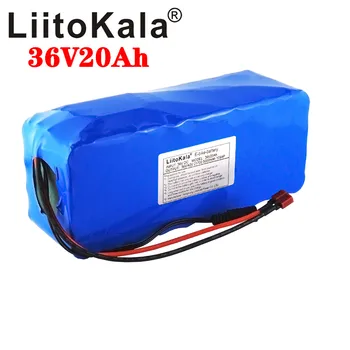 LiitoKala 36V 20Ah battery 21700 5000mah 10S4P battery pack 500W high power battery 42V 15000mAh електрически велосипед Ebike BMS