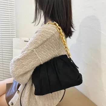 LIKETHIS Women ' s Luxury Brand Bag Hobos 2021 Trend Chain Zebra Pattern малки чанти през рамо зимна мода изкуствена кожена чанта Sac