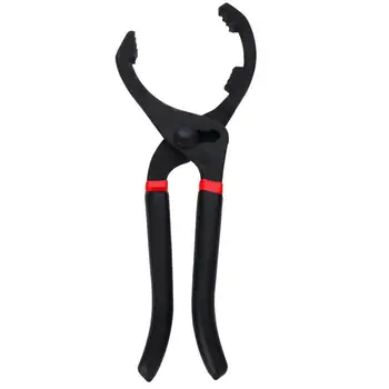 Litake Inches Black Adjustable Car Oil Filter Plier Special Wrench Hand Removal Tool