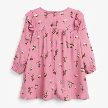 Little maven kids girls casual марка есен детско обличам дрехи за малките момичета памучни рокли с принтом пеперуди за малки момичета S0843