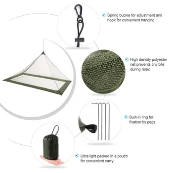 Lixada Ultralight Summer Anti Mosquito Mesh Tent Bugs Repellent Mesh Net Outdoor Insect Mesh Guard Tent Къмпинг Палатка