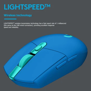 Logitech G304 LIGHTSPEED безжична детска мишката акумулаторна кутия 5 12000 dpi регулируем 6 програмируеми бутони оптична мишка