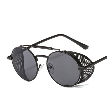 LongKeeper 2020 метал парни машини слънчеви очила Мъже, Жени странични нюанси марка дизайнер жълти лещи слънчеви очила Oculos De Sol UV400