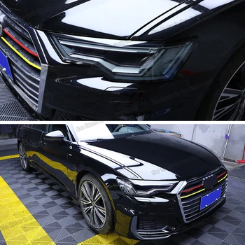 Lsrtw2017 TPU прозрачен черен фаровете на колата филм защитен стикер за Audi A3 S3 2016 2017 2018 2019 2020 стикер