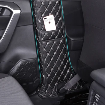 Lsrtw2017 за Toyota Rav4 car B post anti-kick mat Interior Accessories 2019 2020 2021 cover carpet pad protector