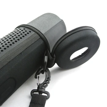 LuckyNV ПУ кожен калъф скоростна чанта за Logitech Ultimate Ears ЕС MegaBOOM Bluetooth високоговорител за пътуване с цип чанта