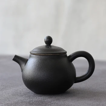 LUWU черна посуда керамичен чайник чайник китайски кунг-фу чайник