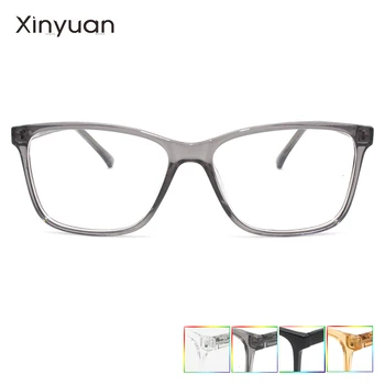LV6038 XINYUAN Fashion Women Glasses Frame Men Black Eyeglasses Frame Vintage Clear Lens Glasses оптични рамки за очила
