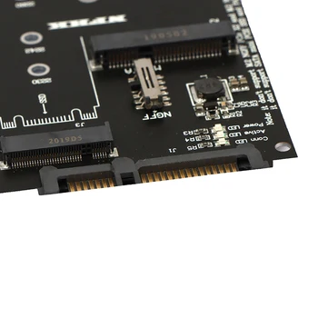 M. 2 NGFF MSATA SSD to SATA 3.0 адаптер 2 в 1 конвертор карти за КОМПЮТЪР, лаптоп