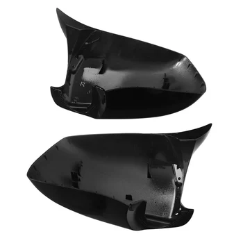MagicKit 2x лъскав черен корпус на страничните огледала, капака Капак за BMW F10 5-Series 11-13 Pre-ИРТ