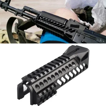 Magorui Tactical AK47 AKs 74U Rail Gun System Single Side Picatinny Rail Handguard Aluminum Hunting Еърсофт Accessories